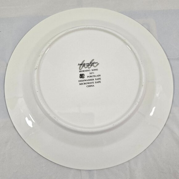 American Atelier At Home Morning Song Bird Salad Luncheon Plates – Set of 3 - Picture 16 of 16
